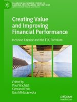 Creating Value And Improving Financial Performance