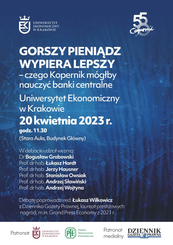 Plakat z informacją o wydarzeniu