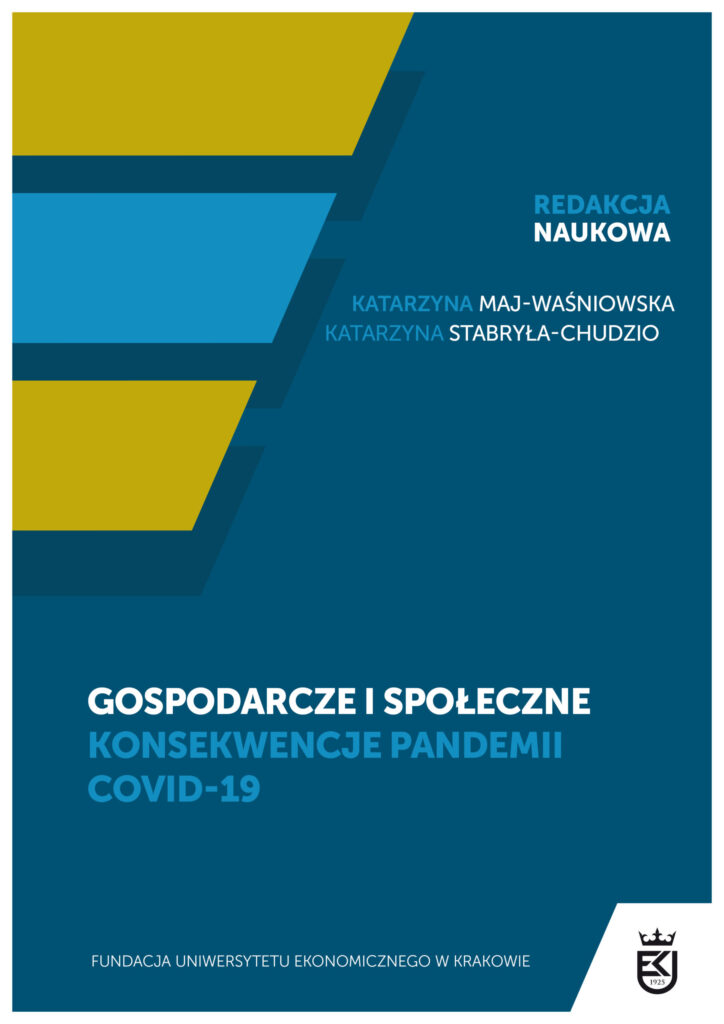 Okładka książki: Gospodarcze i społeczne konsekwencje pandemii COVID-19