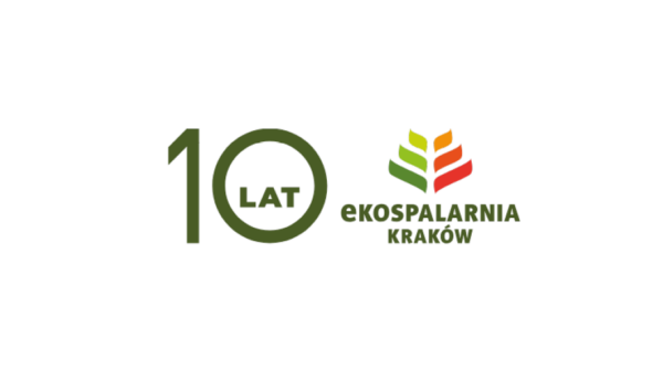 Logo Ekospalarni Krak&oacute;w w kolorze biało-czarno-kolorowym &ndash; Partnera konferencji. 
