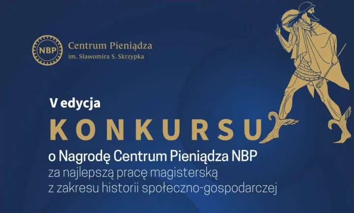 Obrazek informujący o V edycji Konkursu o Nagrodę Centrum Pieniądza NBP