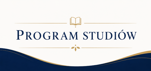 Grafika z napisem Program studi&oacute;w