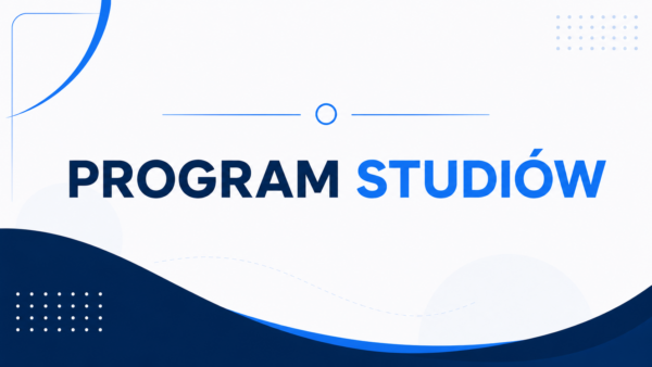 Grafika z napisem: Program studi&oacute;w